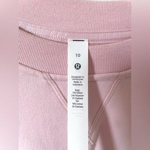 Lulu Lemon Pink Mist Crewneck